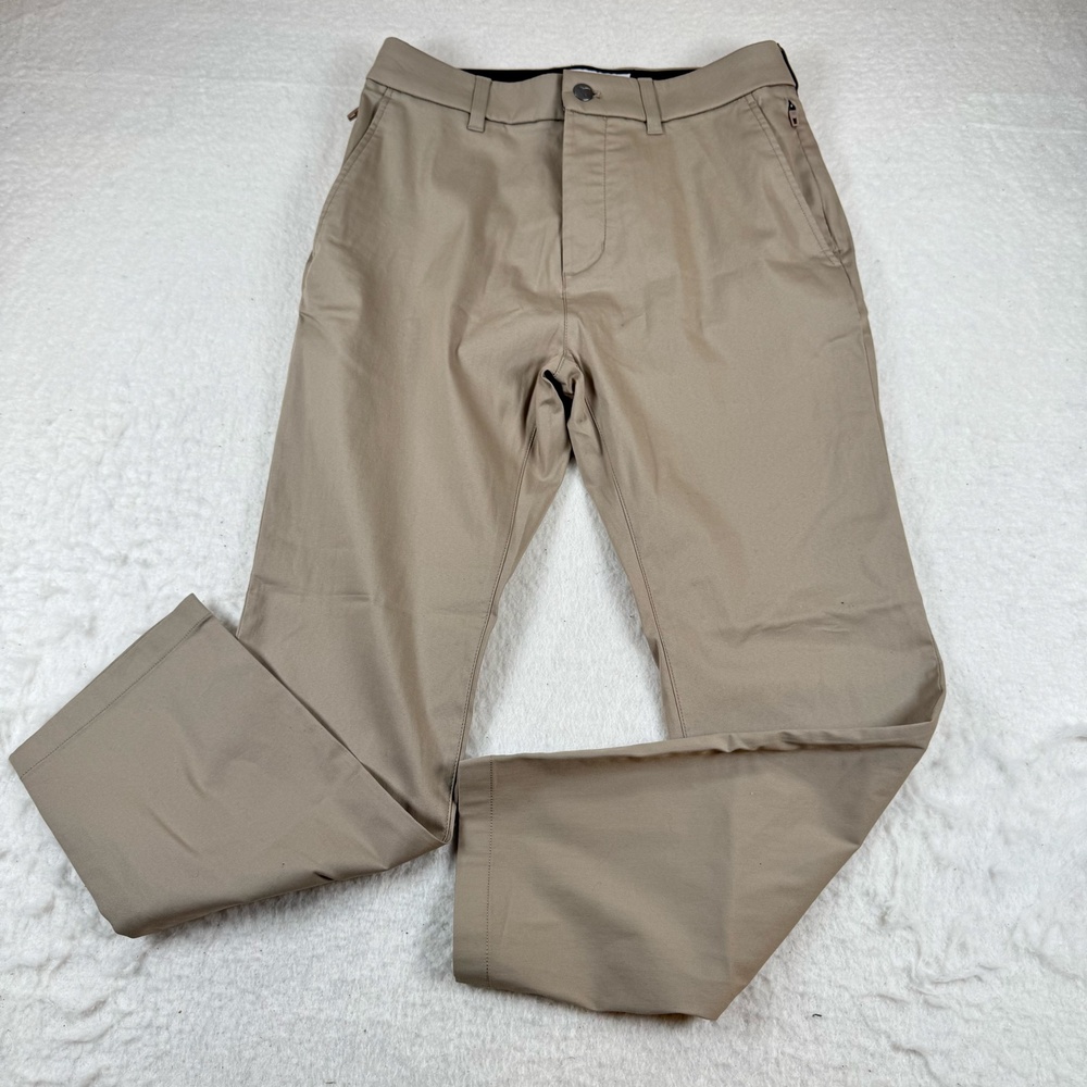 Birddogs Pants Mens Size 28x28 Beige Stretch Chino Khakis Casual Golf Travel